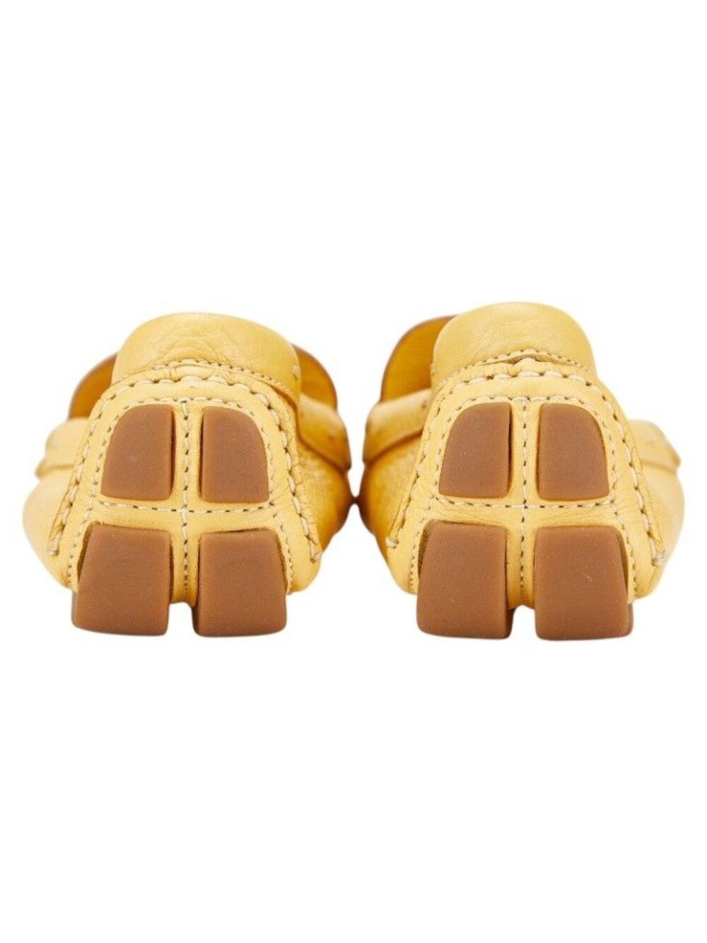 Prada Driving 35 Yellow Leather Sneaker - Picture 4 of 10